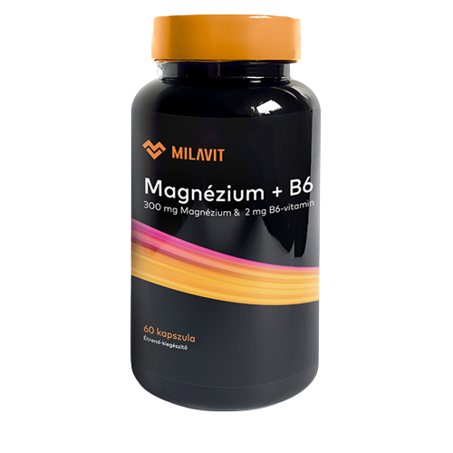 Magnézium +<br />
B6-vitamin<br />
étrend-kiegészítő